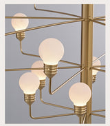 Pella Moon Alabaster Chandelier, detail view 14