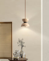 Thea Cove Travertine Pendant Light, detail view 15