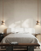 Thea Cove Travertine Pendant Light, detail view 4