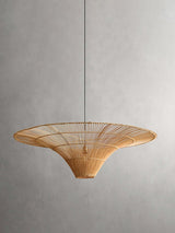 Talia Mist Rattan Pendant Light, detail view 9