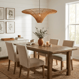 Talia Mist Rattan Pendant Light, detail view 5