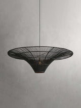 Talia Mist Rattan Pendant Light, detail view 12