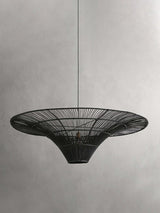 Talia Mist Rattan Pendant Light, detail view 13