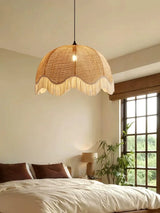 Tarin Stone Rattan Pendant Light, detail view 10