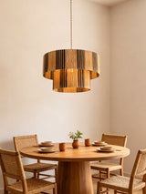 Vela Prism Wood Pendant Light, detail view 2