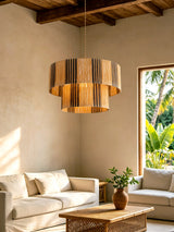 Vela Prism Wood Pendant Light, detail view 5