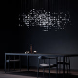 Zella Opal Crystal Chandelier, detail view 4