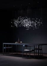 Zella Opal Crystal Chandelier, detail view 38