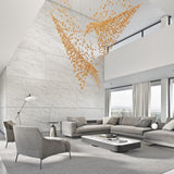 Zella Opal Crystal Chandelier, detail view 2