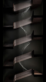 Zella Opal Crystal Chandelier, detail view 17