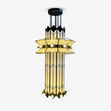 Aven Dune Acrylic Chandelier, detail view 9