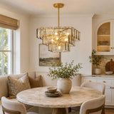 Niven Loft Glass Chandelier, detail view 3