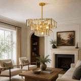 Niven Loft Glass Chandelier, detail view 2