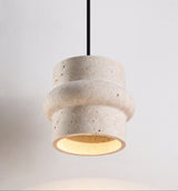 Alden Cloud Travertine Pendant Light, detail view 4