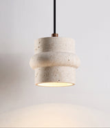 Alden Cloud Travertine Pendant Light, detail view 2
