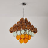 Aster Morrow Glass Chandelier, detail view 12