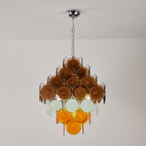Aster Morrow Glass Chandelier, detail view 6
