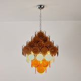Aster Morrow Glass Chandelier, detail view 7
