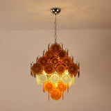 Aster Morrow Glass Chandelier, detail view 8