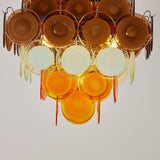 Aster Morrow Glass Chandelier, detail view 9