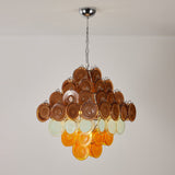 Aster Morrow Glass Chandelier, detail view 11