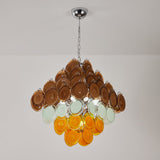 Aster Morrow Glass Chandelier, detail view 13