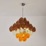 Aster Morrow Glass Chandelier, detail view 14