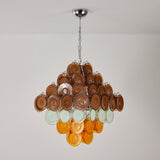 Aster Morrow Glass Chandelier, detail view 15