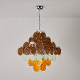 Aster Morrow Glass Chandelier, detail view 16