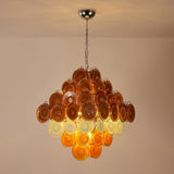Aster Morrow Glass Chandelier, detail view 3