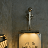 Auria Dawn Metal Wall Light, detail view 3