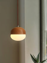 Ember Lark Wood Pendant Light, detail view 5