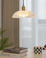 Elara Orbit Glass Pendant Light, detail view 6
