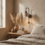 Elian Wisp Travertine Wall Light, detail view 2