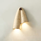 Celine Reed Stone Wall Light, detail view 12