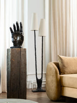 Vale Field Fabric Floor Lamp, detail view 4