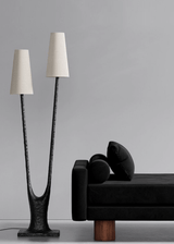 Vale Field Fabric Floor Lamp, detail view 6