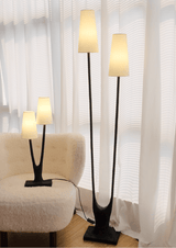Vale Field Fabric Floor Lamp, detail view 7