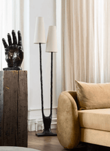 Vale Field Fabric Floor Lamp, detail view 8