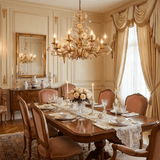 Alden Drift Crystal Chandelier, detail view 2
