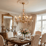 Alden Drift Crystal Chandelier, detail view 5