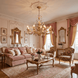 Alden Drift Crystal Chandelier, detail view 3