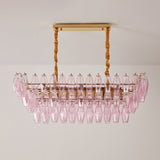 Alina Frost Glass Chandelier, detail view 6