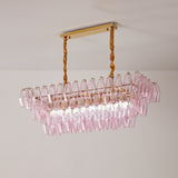 Alina Frost Glass Chandelier, detail view 10