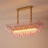 Alina Frost Glass Chandelier, detail view 4