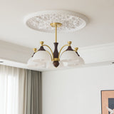 Elara Pearl Glass Chandelier, detail view 5