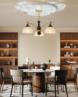 Elara Pearl Glass Chandelier, detail view 17