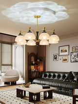Elara Pearl Glass Chandelier, detail view 22