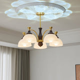 Elara Pearl Glass Chandelier, detail view 25