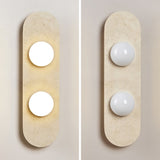 Haven Wisp Travertine Wall Light, detail view 8